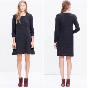 Madewell 100% Merino Wool Walkaway Sweater Dress S